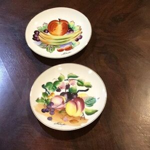 Colorful Fruit Design Plates